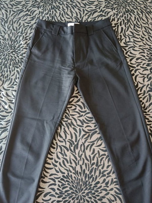 Bershka cigarette pants black size M like new