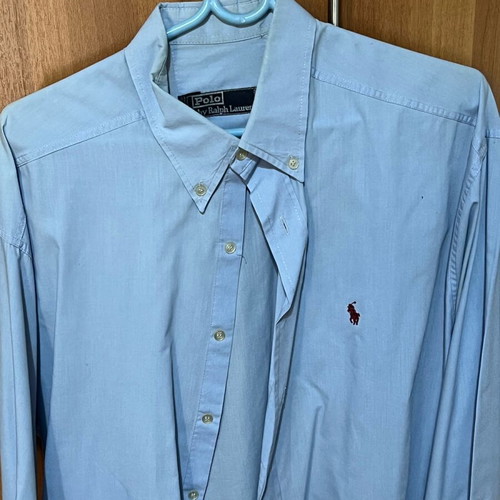 Polo shirt blue used, size XL