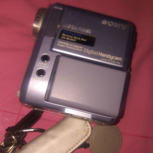 Sony PC105E small cassette video camera like new