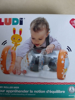 Ludi Inflatable Baby Roller Sea used with sounds for 6+ months