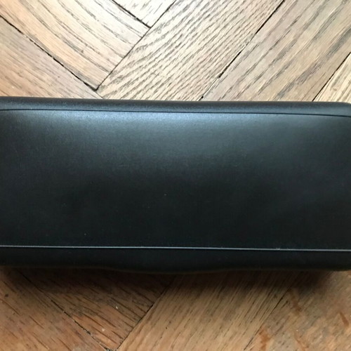 Hard plastic glasses case like new, retro, black