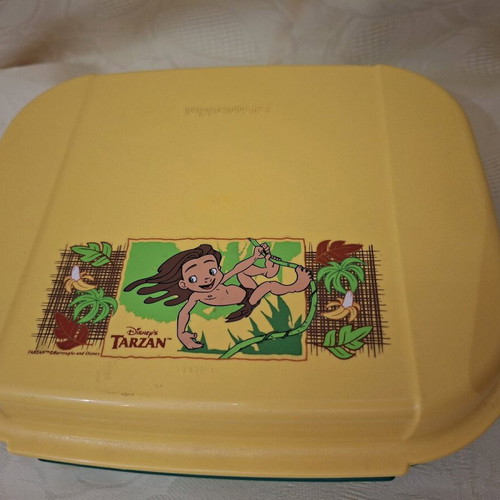 Tarzan lunchbox like new with scenic design