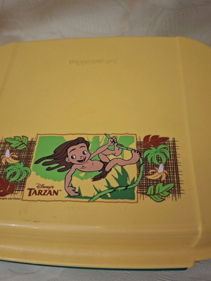Кутия за храна Tarzan като нова с пейзажен дизайн