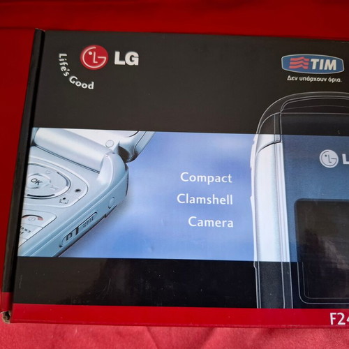 LG F2400 mobile phone packaging like new with charger and manual