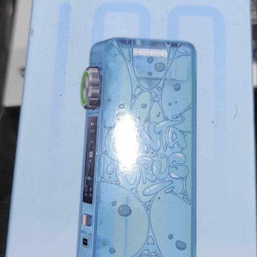 Lost Vape Centaurus N100 Box Mod like new, blue waves