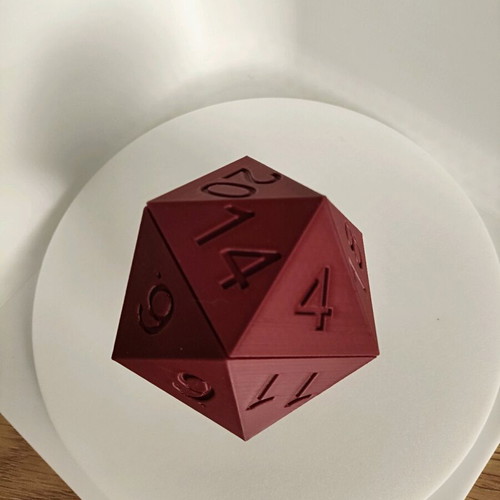 DnD dice box 3d printed new, D20 with magnetic closure