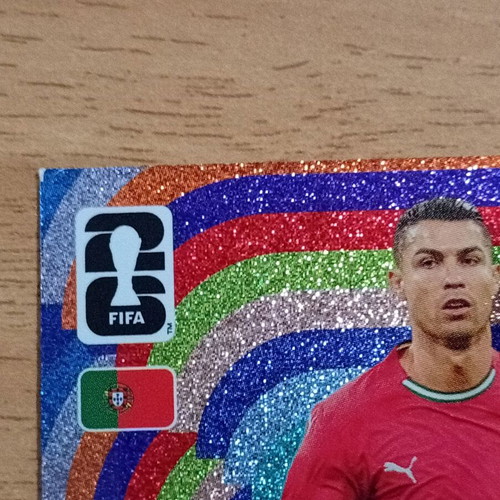 Panini World Cup 2026 Adrenalyn XL Limited Edition Ronaldo card used, small size