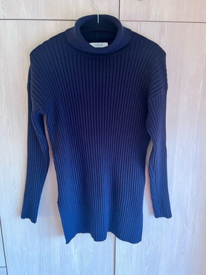 MSCH knitted turtleneck blouse dark blue like new, size XS/S
