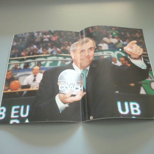 Euroleague Basketball Match Programme Panathinaikos-Partizan 2/1/2008 used