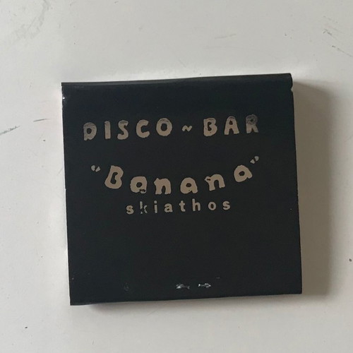 Συλλεκτικά σπίρτα Banana Disco Bar Σκιάθος 1990 καινούργια