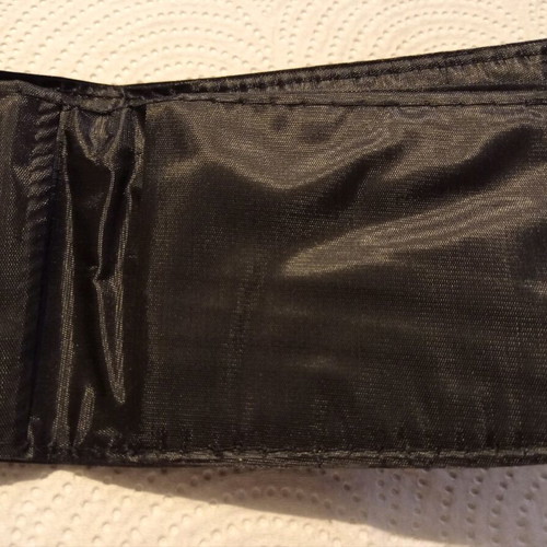 Men's black plastic RBB wallet new with coin pocket