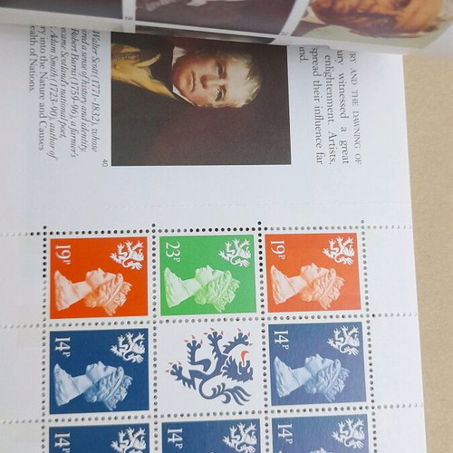 UK Booklet Stamps The Scots Connection new