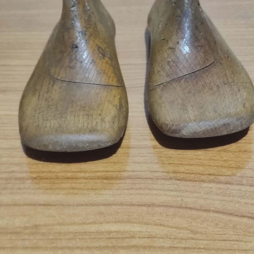 Tools and shoe lasts from old cobbler's shop used