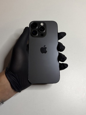 Iphone 16 Pro 128GB used, black, Apple iOS, 6-month warranty