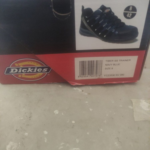 Dickies work boots size 42 lightly used, blue