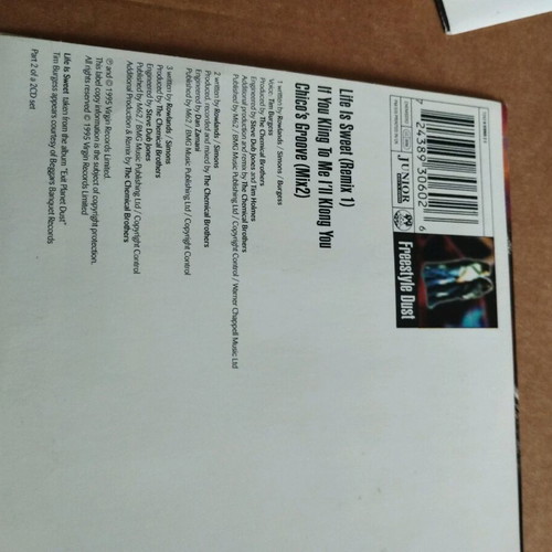Chemical Brothers Life Is Sweet CD single parts 1 & 2 used, electronic
