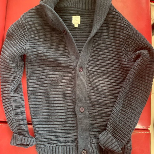 Losan knitted cardigan like new, blue, boys size 7 years 122 cm