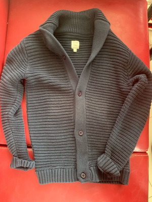 Losan knitted cardigan like new, blue, boys size 7 years 122 cm