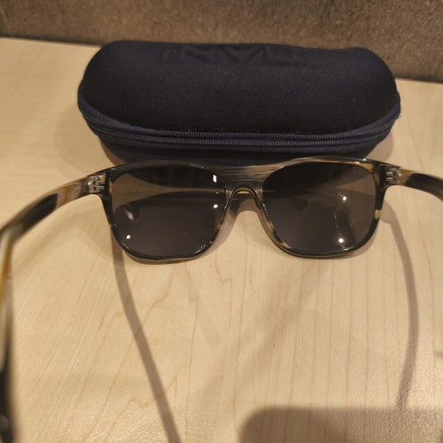 Escape Eyewear Unisex Sunglasses used, tortoiseshell frame, brown mirror lens