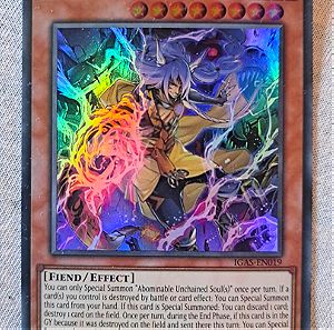 Abominable Unchained Soul - IGAS-EN019 - Super Rare - 1st Edition -  NM-Yugioh 4e