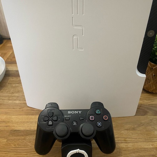 PlayStation 3 Slim Pure White κονσόλα σαν καινούργιο, 4GB - 320GB