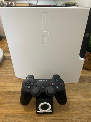 PlayStation 3 Slim Pure White κονσόλα σαν καινούργιο, 4GB - 320GB