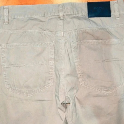 Gant five-pocket pants beige cream straight fit, like new, size S-M