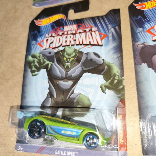 Hot Wheels Marvel Ultimate Spiderman set of 6 cars new