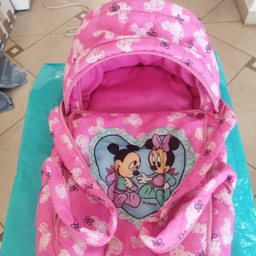 Port Bebe Disney doll carrier, pink