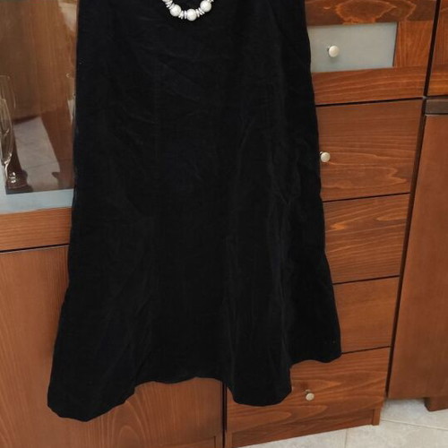 Laura Ashley cotton black skirt used, size XS