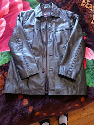 Men's leather jacket TCM like new, size M