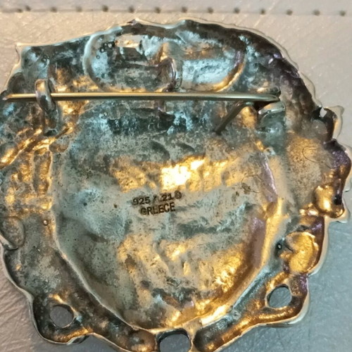 Lalaunis A21 925 pendant and silver pin used, vintage