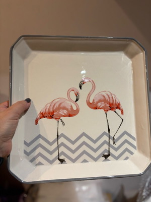 Kinsheng large square platter 29x29cm new