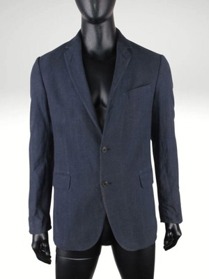 Men's Gant Blazer Size M Blue Linen Cotton Like New