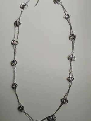 Necklace 52 cm like new, silver