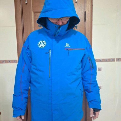 Salomon jacket XXL new, blue, waterproof