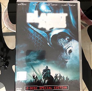 PLANET OF THE APES DOUBLE DVD THE ORIGINAL and TIM BURTON POTA MOVIES used watched only once in excellent like new condition Ο ΠΛΑΝΗΤΗΣ ΤΩΝ ΠΙΘΗΚΩΝ ΔΙΠΛΟ DVD συμπεριλαμβάνει την ορίτζιναλ ταινία και