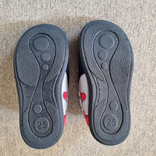 Puchitos Anatomical Kids Slippers Size 25 Like New Blue