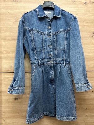 Mango denim dress used, blue, size M