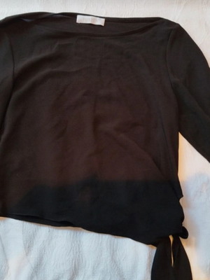 Black tunic blouse like new, size S / 36 / 8
