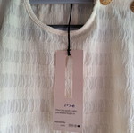 Nidodileda Kimo Top καινούργιο, μπεζ, oversize M/L με ζώνη