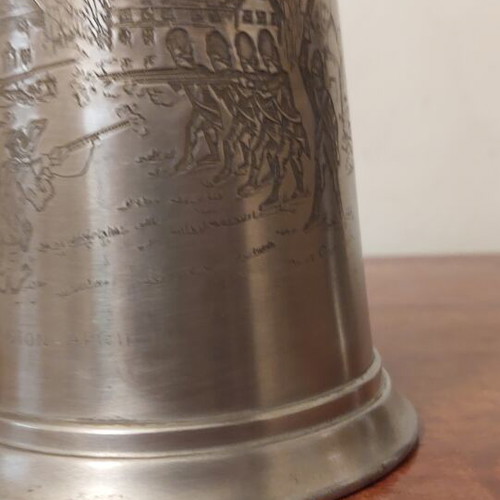 Shuler Pewter USA 1975 beer mug set, like new, collectible