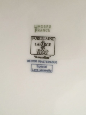 Σετ σερβίτσιου Limoges France Amandine μεταχειρισμένο, 65 τεμάχια