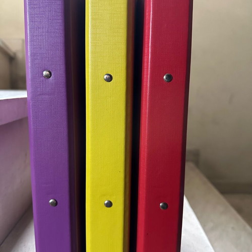 2-Ring Binder set of 3 new P.P. 21 x 29 cm
