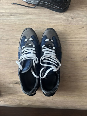 Dsquared2 casual shoes pack of two used, black and blue, size 45