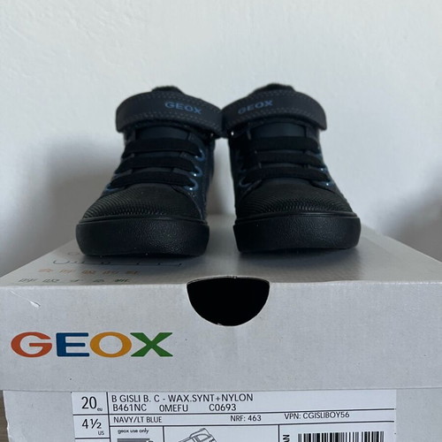 Geox Gisli boys' boots size 20 new black-blue