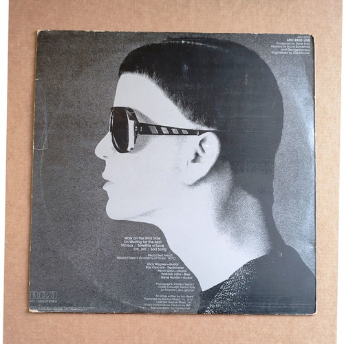 Lou Reed Live vinyl LP used, RCA 1975, rock