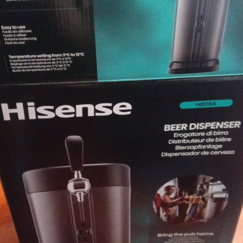 Hisense HBD5A Beer Dispenser 5lt new with 2-year warranty