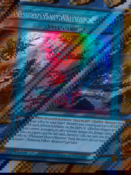 3) Pressured Planet Wraitsoth (Super Rare, Yugioh)
