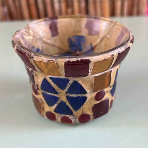Ethnic colorful tealight candle holder